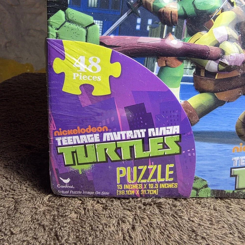 Teenage Mutant Ninja Turtles Lunch Box with 48-Piece Puzzle Set New
